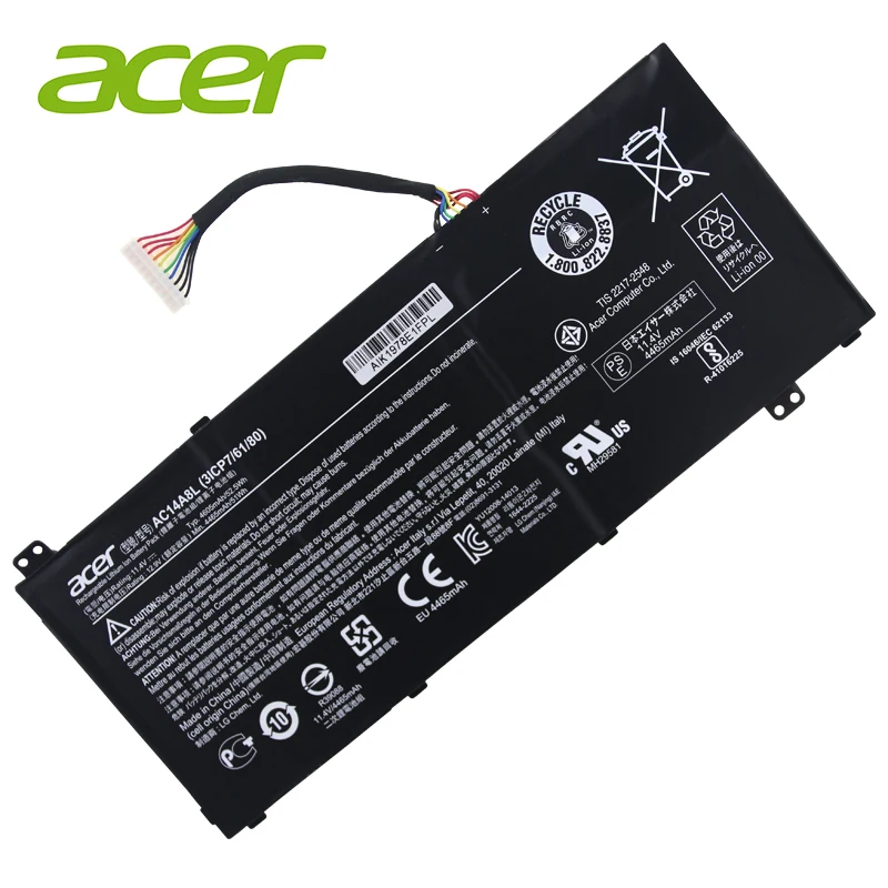 AC14A8L ноутбук Батарея для acer Aspire VN7-571 VN7-571G VN7-591 VN7-591G VN7-791G KT.0030G. 001 аккумулятор большой емкости 11,4 V 4605 мА-ч