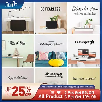 

Colorful Sentence Wall Decal Art Vinyl Stickers For Livng Rooms Bedroom Decoration Wall Art MURAL Drop Shipping