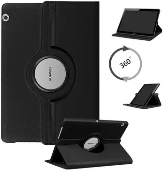 

360 Degrees Rotating Flip PU Leather Case Cover For Huawei MediaPad T3 10 AGS-W09 AGS-L09 AGS-L03 9.6" Cases Smart Tablet Cover