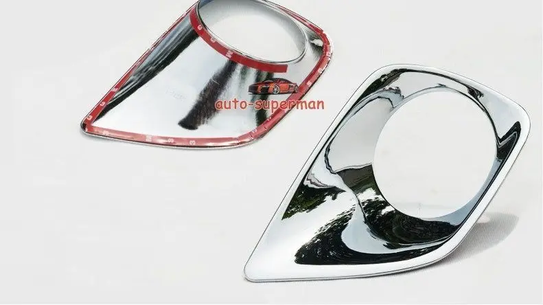 Хромированный ПТФ в передний бампер крышка лампы Bezels отделка для Toyota RAV4 2013