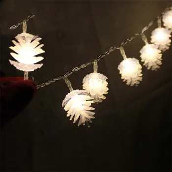 

Emulation Pine Nuts Of Led Small Lamp Strings Battery Yellow