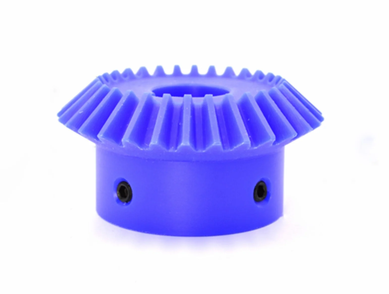 2pcs 2M 30teeths OD61.4mm Installation Distance51mm Blue Nylon Bevel