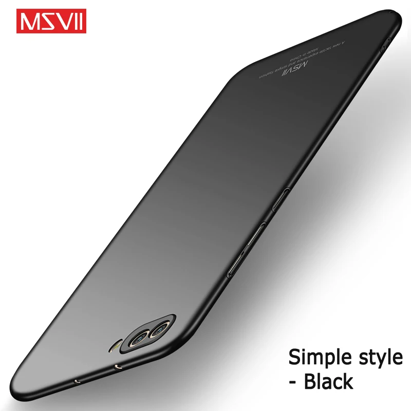 Simple Black Чехол для Honor v10, Msvii, тонкий матовый чехол для huawei Honor View 10 Lite, чехол из жесткого поликарбоната, чехол для huawei V10 View 10, чехол для телефона s - Цвет: Simple Black