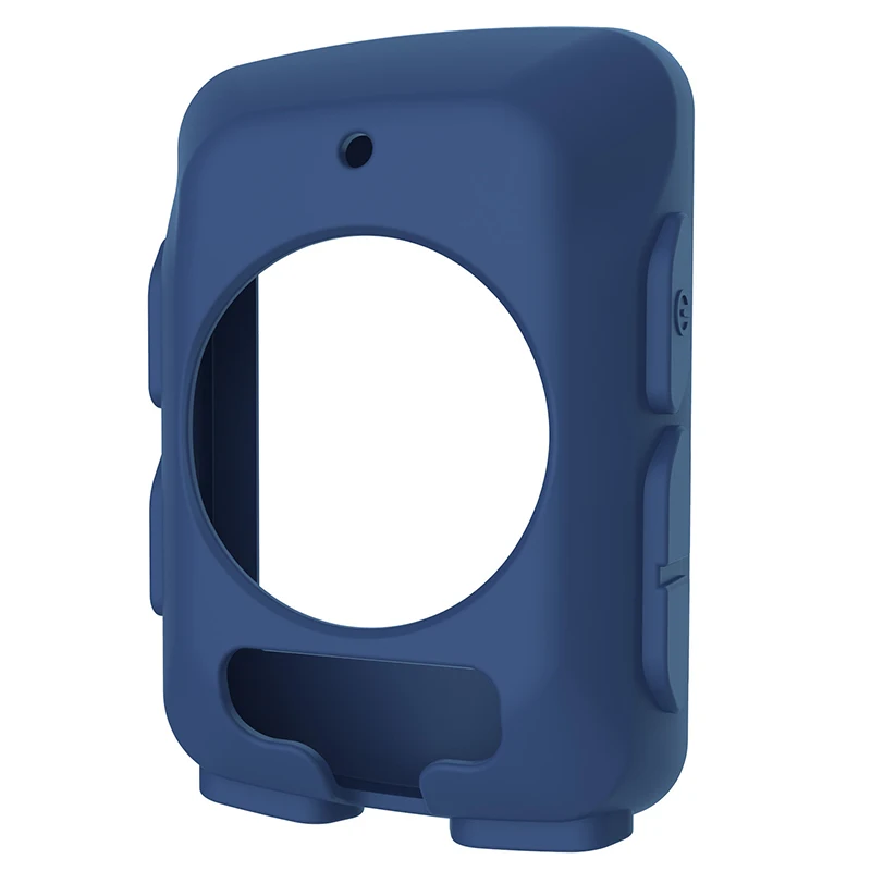 1 шт. мягкий силиконовый резиновый защитный чехол для велосипеда компьютер gps трекер защитный силиконовый чехол для Garmin Edge 520 - Цвет: blue