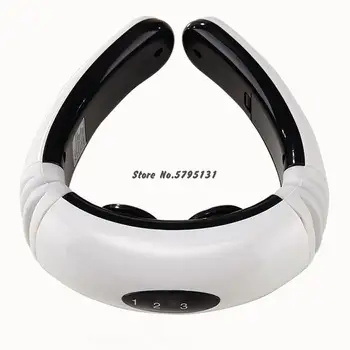 

New Ems Electric Pulse Neck Treatment Cervical Spine Shoulder Pain Relief Massage Relaxing Health Care