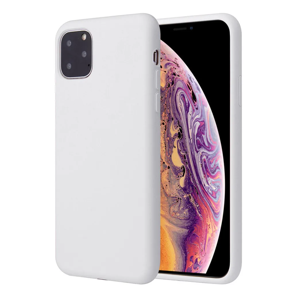20# Жидкий чехол для iPhone 11 Pro Max гелевый резиновый противоударный защитный чехол для iPhone 11 Pro Max 6,5 Дюймов