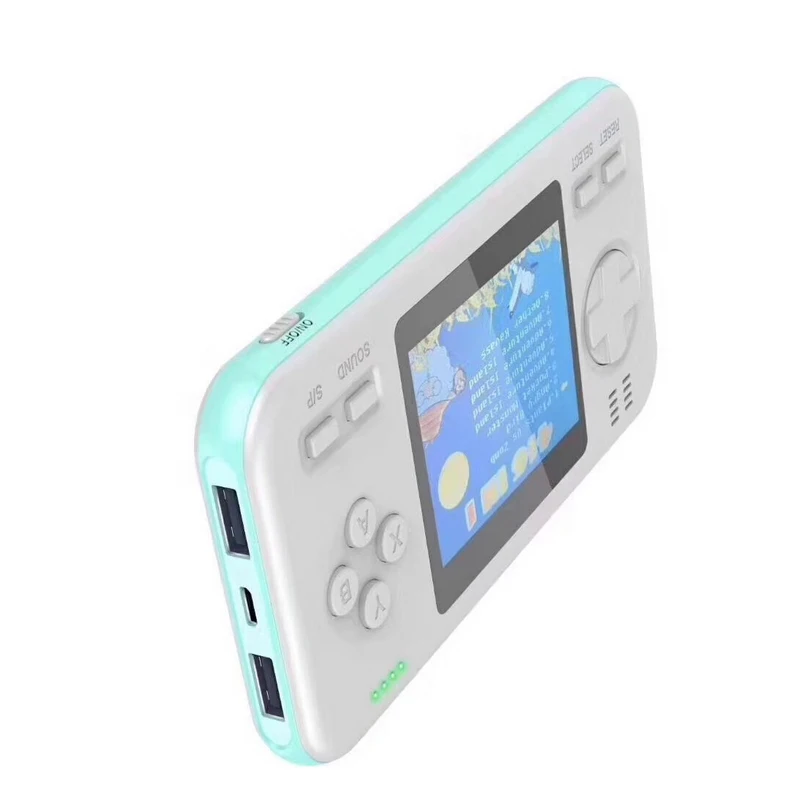 Встроенный аккумулятор 416 Games wth 8000 mAh, внешний аккумулятор, ретро портативная игровая приставка, 2,8 дюймов, цветной ЖК-дисплей, игровой геймпад