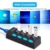 USB 3.0 КОНЦЕНТРАТОР 3 0 КОНЦЕНТРАТОР Multi USB Splitter 4/7 Порт Расширитель Несколько USB 2.0 Хаб Адаптер Питания USB3.0 Концентратор с Переключателем Для ПК Дома