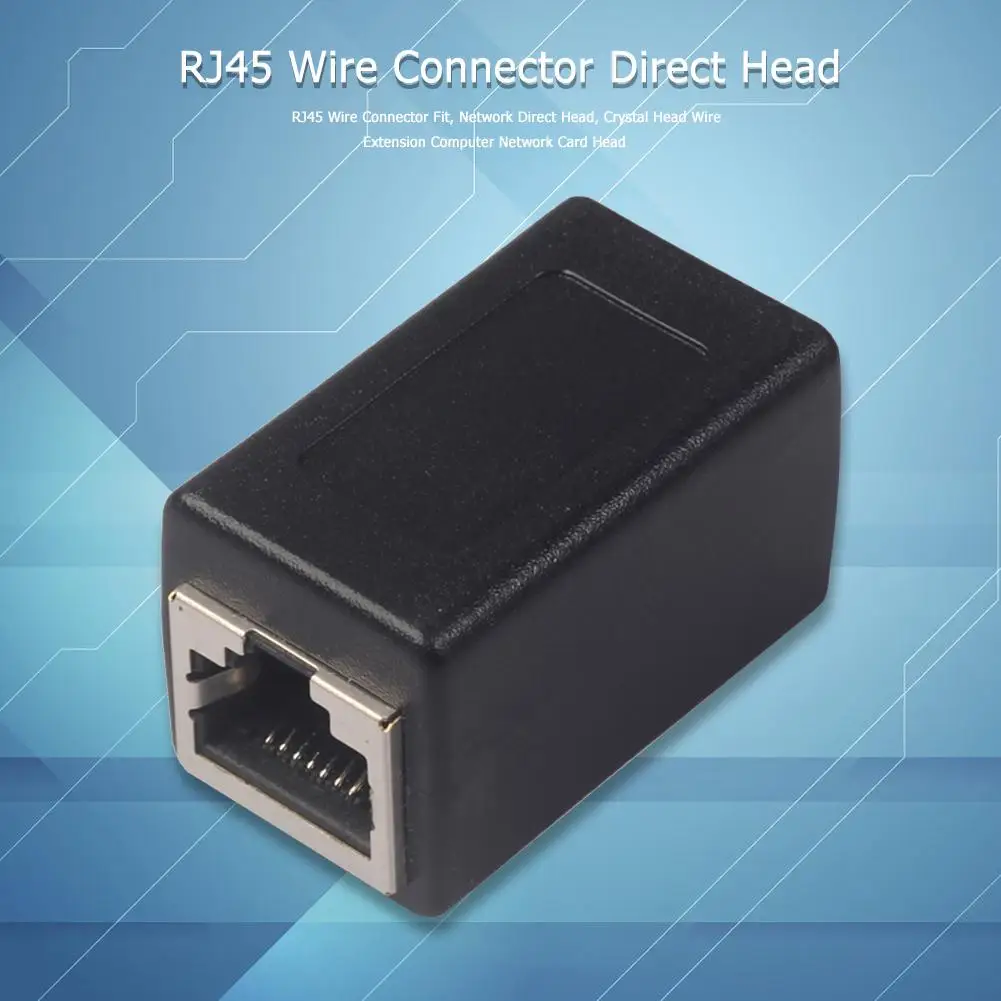 Удлинитель кабеля Ethernet RJ45 Мама-мама переходник для сетевой локальной сети