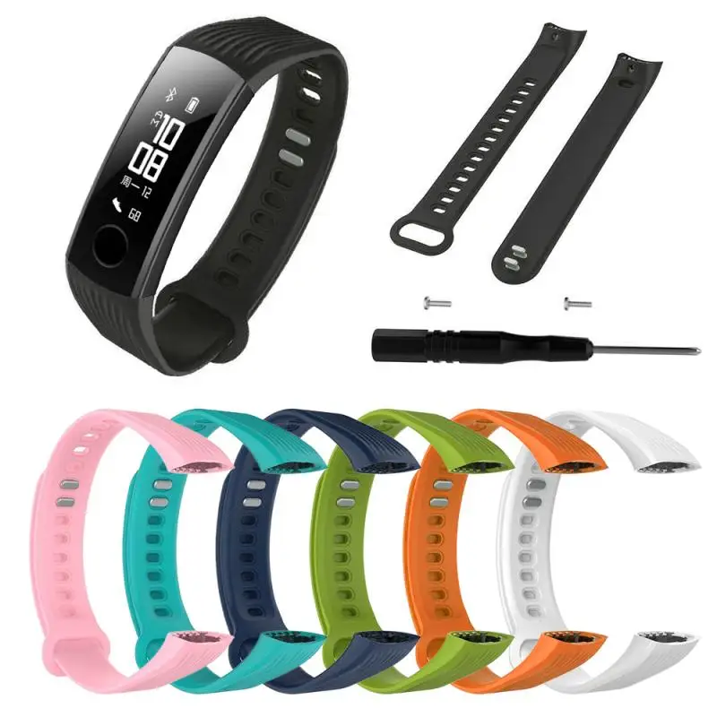 

Replacement Wrist Band For Huawei Honor 3 Smart Watch Band Fashion Silicone Bracelet Strap Sports Smart Wear TXTB1