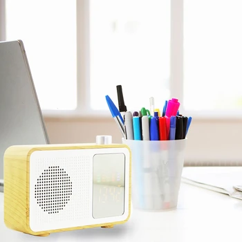 

Bluetooth Retro Mini Portable Speaker Wireless Smart FM Radio Speakers Classic 3D Stereo Hifi Sound System BT Music Loudspeakers