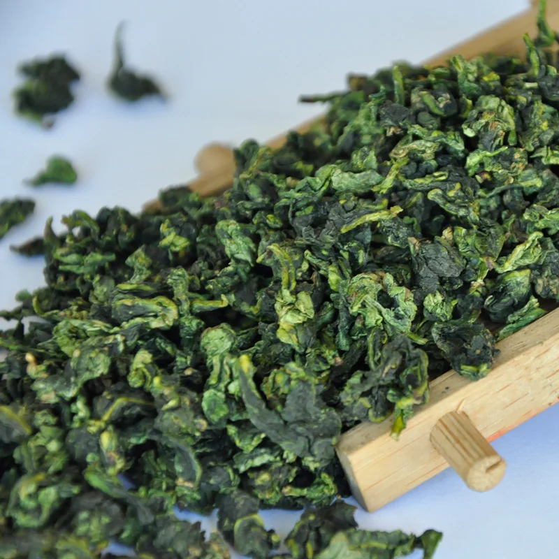 Китайский зеленый органический 1725 Чай Anxi Tie Guan Yin А + заваренный много раз еще с