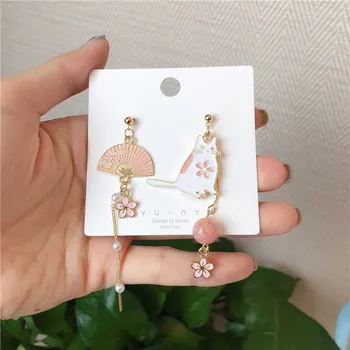 

Spaloria Fashion 2020 Cute Dangle Earrings animal Drop Earrings For Women Brincos Female Hanging Earings Korea Jewelry