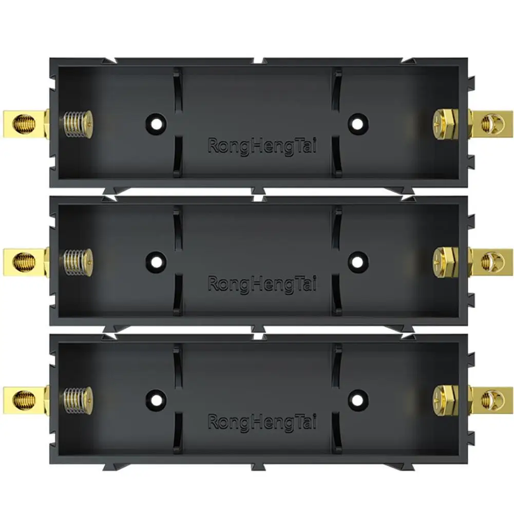 Splicable Battery Slot For 21700 Compatible 18650 Solder-free Lithium Box Holder Electronic High-current Copper Pillar |
