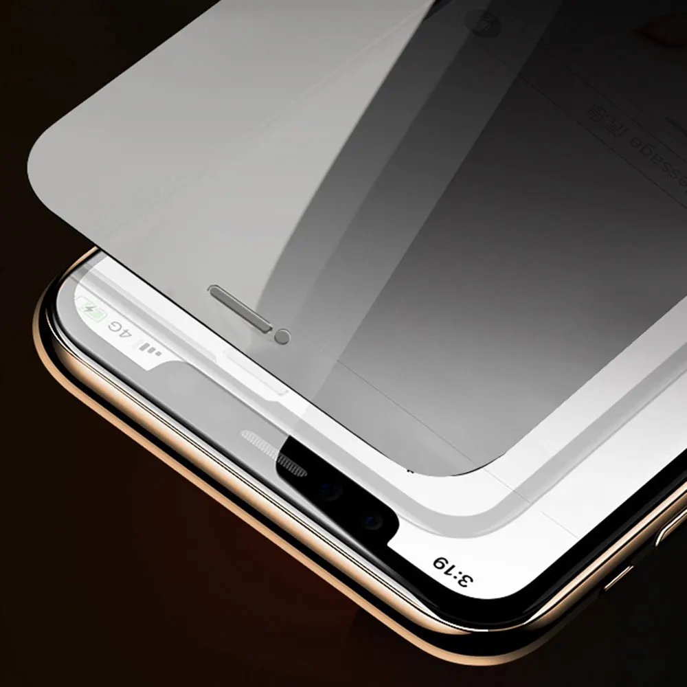 KISSCASE 9D защитное закаленное стекло для iphone 6 6S 7 8 Plus Защитная пленка для экрана iphone 7 X XR XS MAX ультратонкое переднее стекло