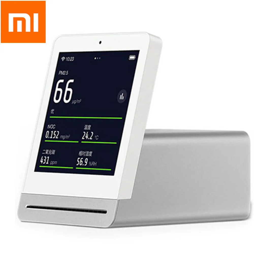 Xiaomi Mijia ClearGrass Air monitor retina сенсорный ips экран мобильное сенсорное управление Крытый открытый прозрачный газон детектор воздуха