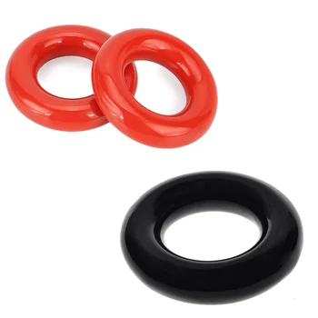 

2PC Golf Weighted Swing Ring, Golf Club Warm Up Swing Donut Weight Ring Diver for Golfer Taining Golf Practice (red)