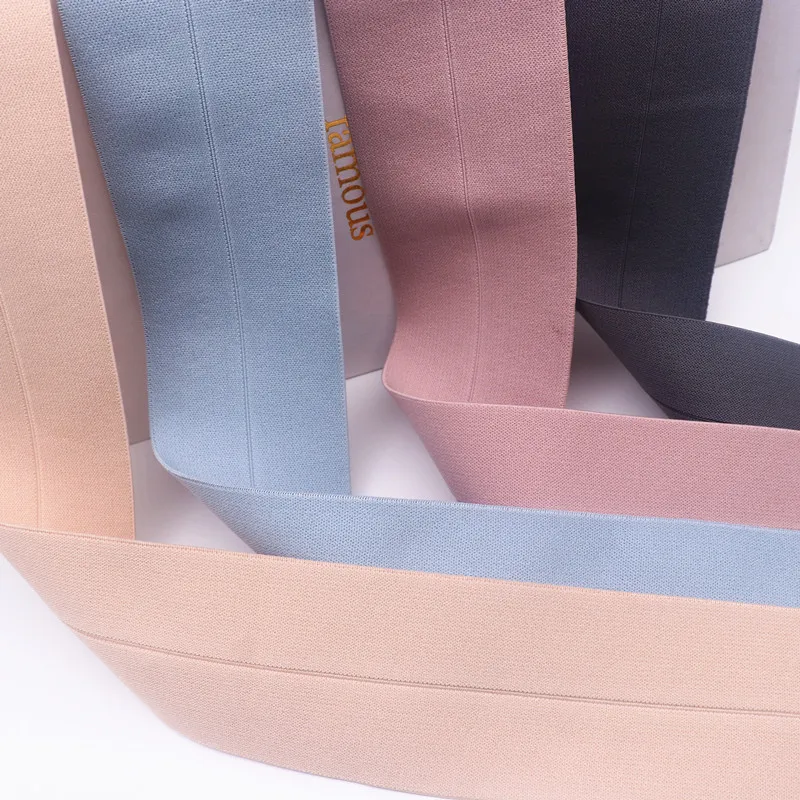Rubber Band 6cm Fold Over Elastic Bands 60mm Line Spandex Ribbon Sewing Lace Trim Waist Band Garment Accessory 1meter