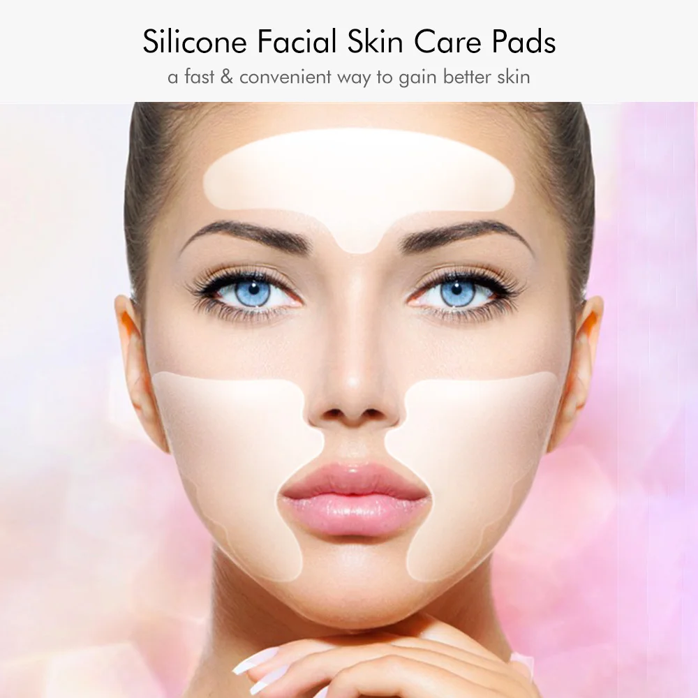 

Facial Skin Care Pads Silicone Forehead & Smile Anti-Wrinkle Patches Overnight Smoothing Pads for Wrinkle Treatment Removal