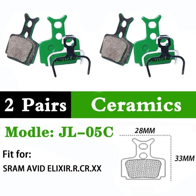 05C 2 Pairs Ceramics 2 пары керамических тормозных колодок для велосипеда MTB 4 шт. тормозных колодок для shi mano SRAM AVID M315 M355 M365 M395 M445 M447 MT200 M525 M375 - Цвет: 05C 2 Pairs Ceramics