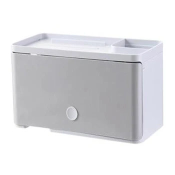 

Wall Mounted Bathroom Hair Dryer Rack Hanging Makeup Cosmetics Organizer Storage Drawer Rack Hair Dryer Holder Fixture