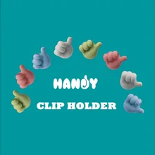 

Handy Holder Likes Little Hands Cord Manager Creative Convenience Clip Kitchen and Bathroom Car Personalized Hook Trendy