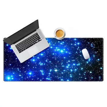 

Starry Sky Gaming Mouse Pad Locking Edge Large Anti-slip PC Mousemat Computer Laptop keyboard pad for For CF LOL Dota2