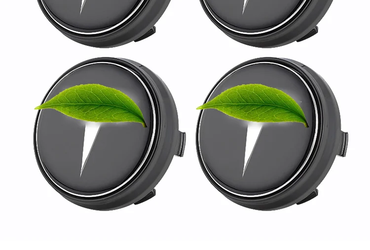 Suitable for Tesla model 3 magnetic suspension wheel hub center cover ring lamp accessories decoration