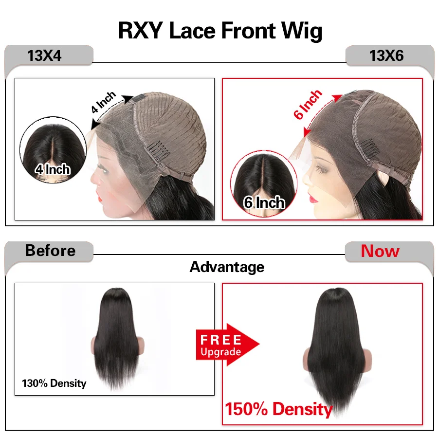 Glueless Wig Rambut Front Manusia 2