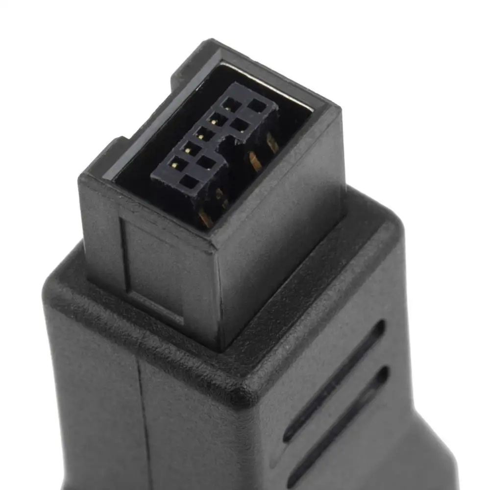 1 шт./2 шт. Новый Пожарный провод 800 до 400 адаптер соединитель 9/6 Pin IEEE 1394 черный