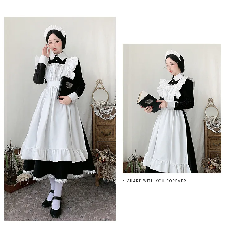 Cosplay&ware Women Maid Outfit Anime Long Dress French Court Lolita Dresses Cosplay Costume -Zentai shop online H2d5e335288684f27bc7cbd5c5c80b5f4l.jpg