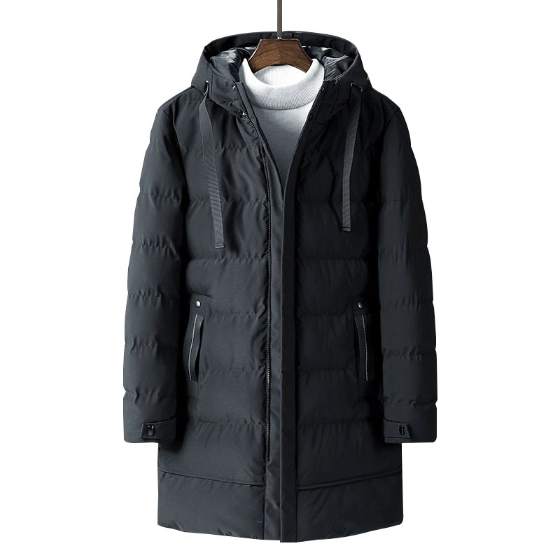 

New Parkas Men Long Cotton Winter Jacket Coat For Men Brand Warm Jacket Thick Parka Homme Tops -20 Degree