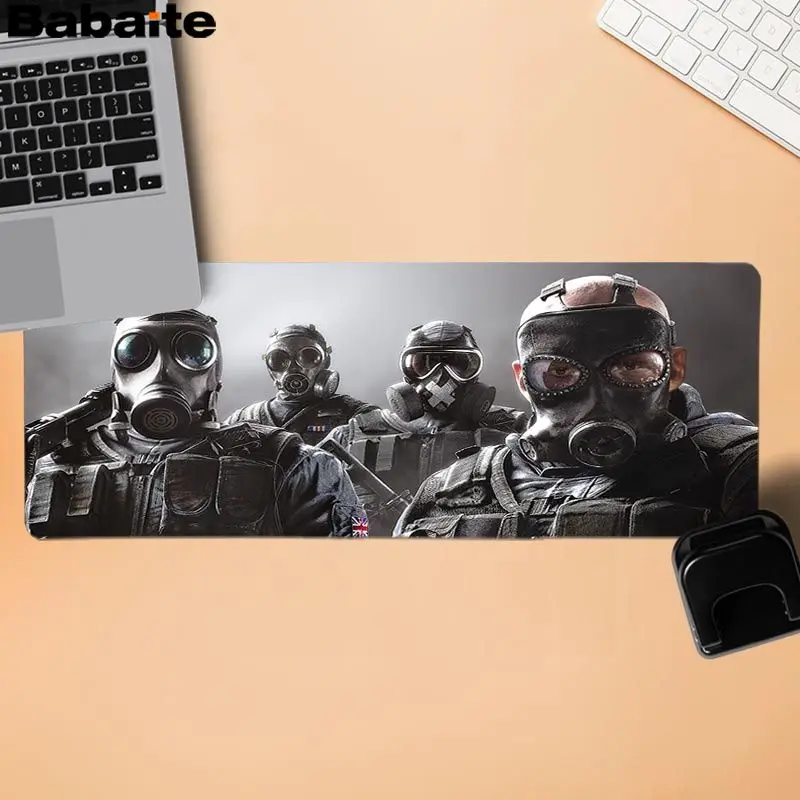 Babaite Новинка Радужный Six Siege Подгонянный Коврик Для Мыши Компьютерный Аниме Коврик для мыши и ноутбука резиновый ПК компьютерный игровой коврик для мыши
