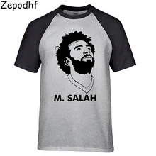 Мужская Высококачественная Футболка с принтом Mohamed Salah Ghaly Egypt World Play jersey liverpoles, повседневный трикотажный топ