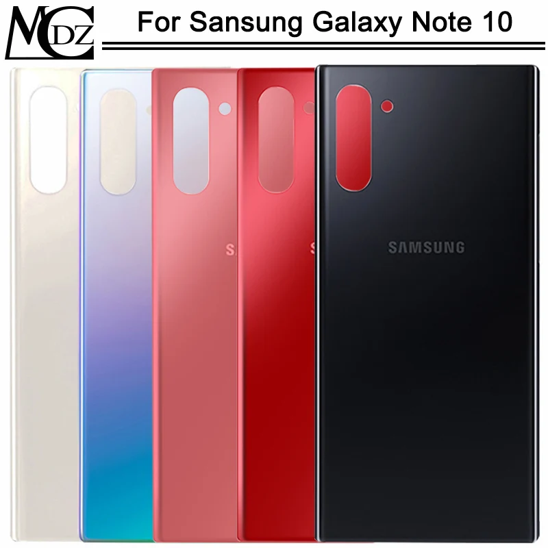 Note 10 крышка батареи для samsung Galaxy Note 10 задняя крышка телефона заднее стекло крышка Дверная панель Корпус чехол