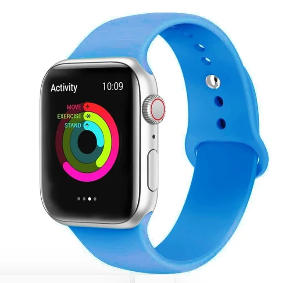 Ремешок для Apple Watch 5 4 3 2 1 42 мм 38 мм 24 цвета мягкий резиновый ремешок силиконовые спортивные полосы для Iwatch 5 4 3 40 мм 44 мм - Цвет ремешка: 12