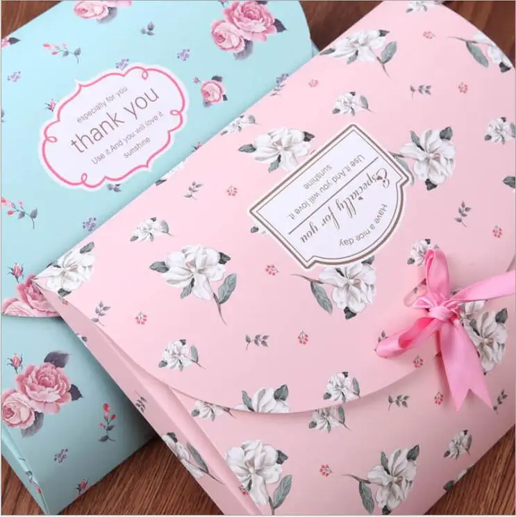 Подарочная коробка-конверт с принтом для ювелирных изделий шарфов подарочная