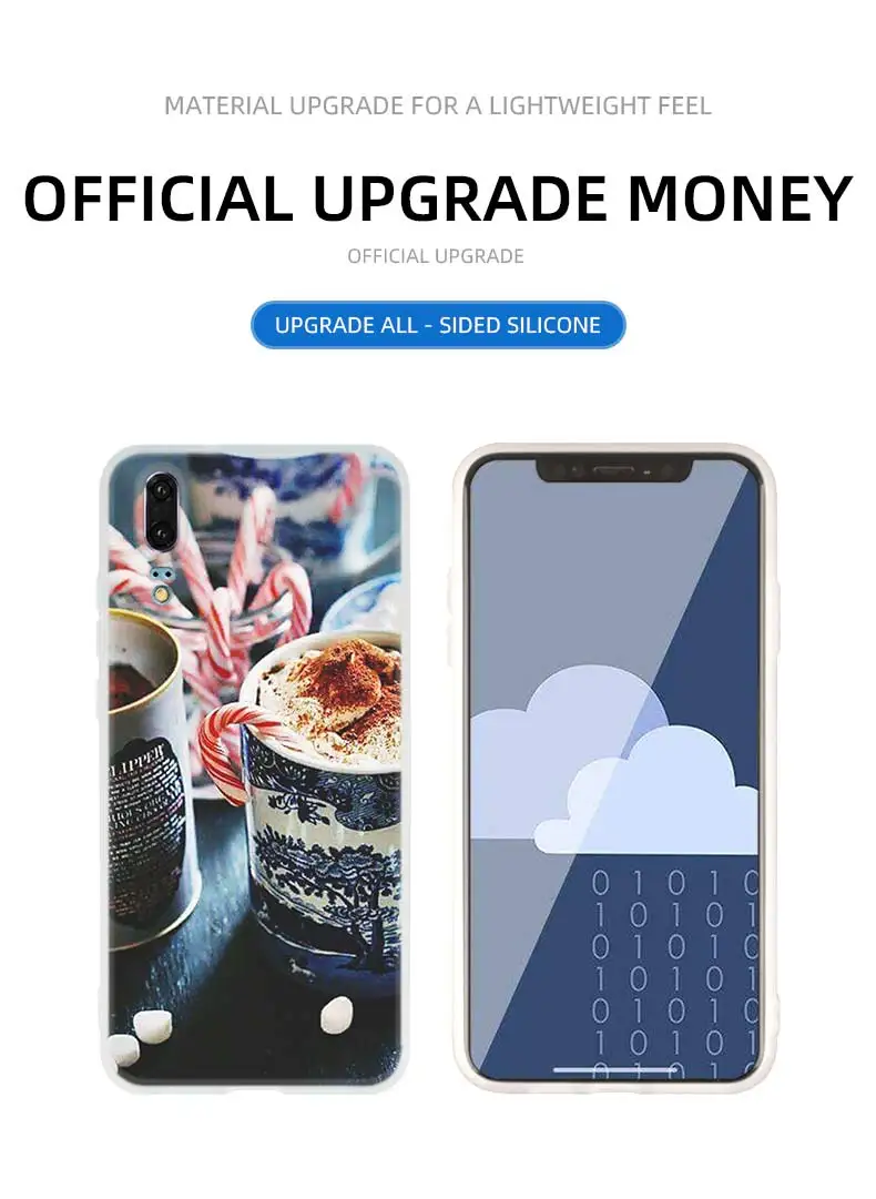 Soft Silicone Case For Huawei P50 P40 P30 P20 Lite E Pro Plus P Smart Z 2019 2020 Coque Winter warmth
