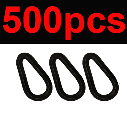 Pear ring 500pcs JIGEECARP 500 шт. аксессуары для волос для ловли карпа кольцо Круглый Овальный слеза груша Форма кольца рыболовные клеммы снасти - Цвет: Pear ring 500pcs