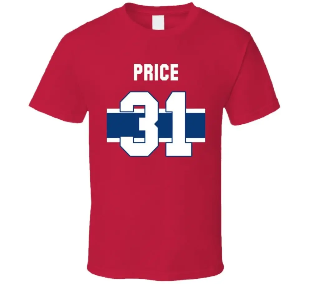 Carey Price Montreal Hockeyerer Goalieer модная летняя футболка |