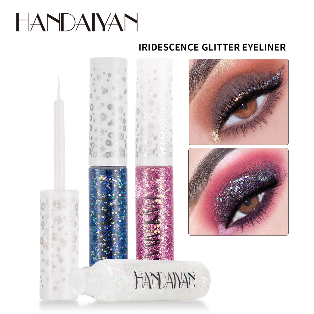 Best Chance for  iridescnece heavy glitter eyeliner pen Liquid diamond Eye liner sparking Waterproof Makeup Cosmetic