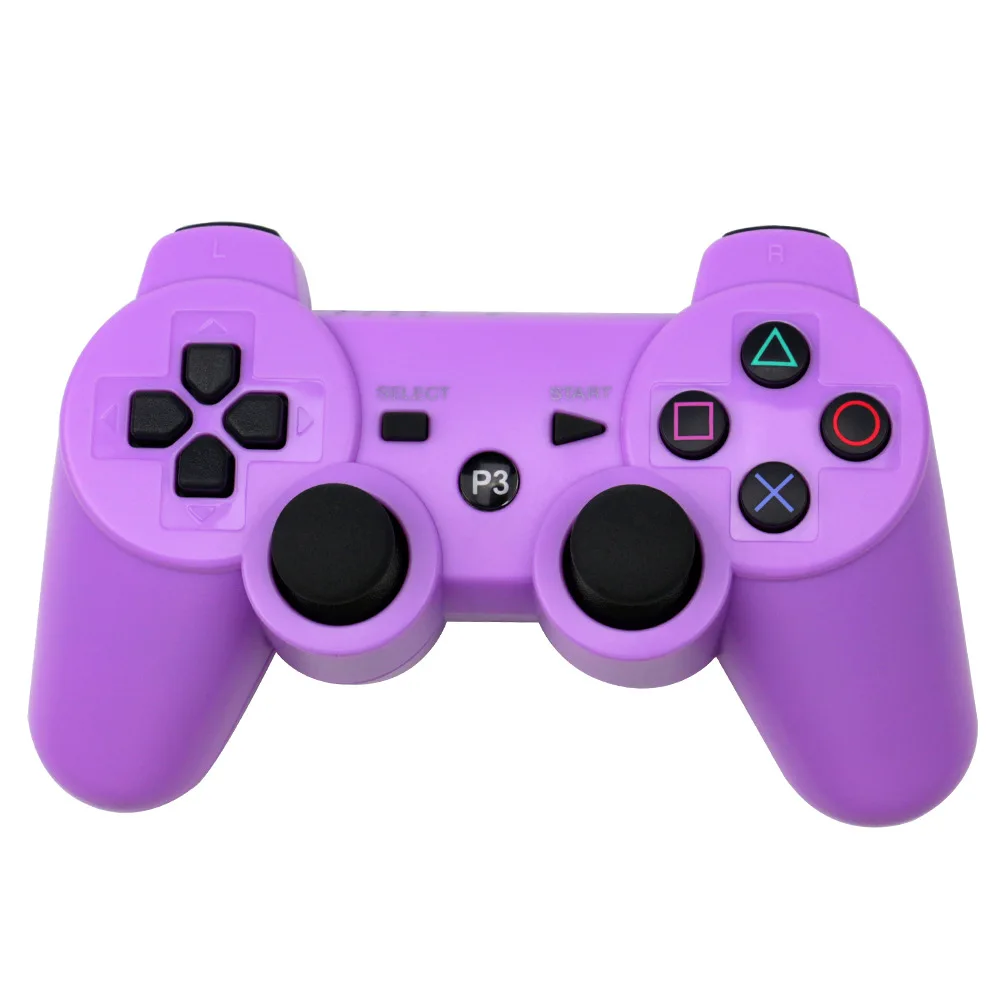 Беспроводной Bluetooth контроллер для sony PS3 геймпад для Play Station 3 джойстик для sony Playstation 3 PC для Dualshock контроллер - Цвет: Type 2 Purple