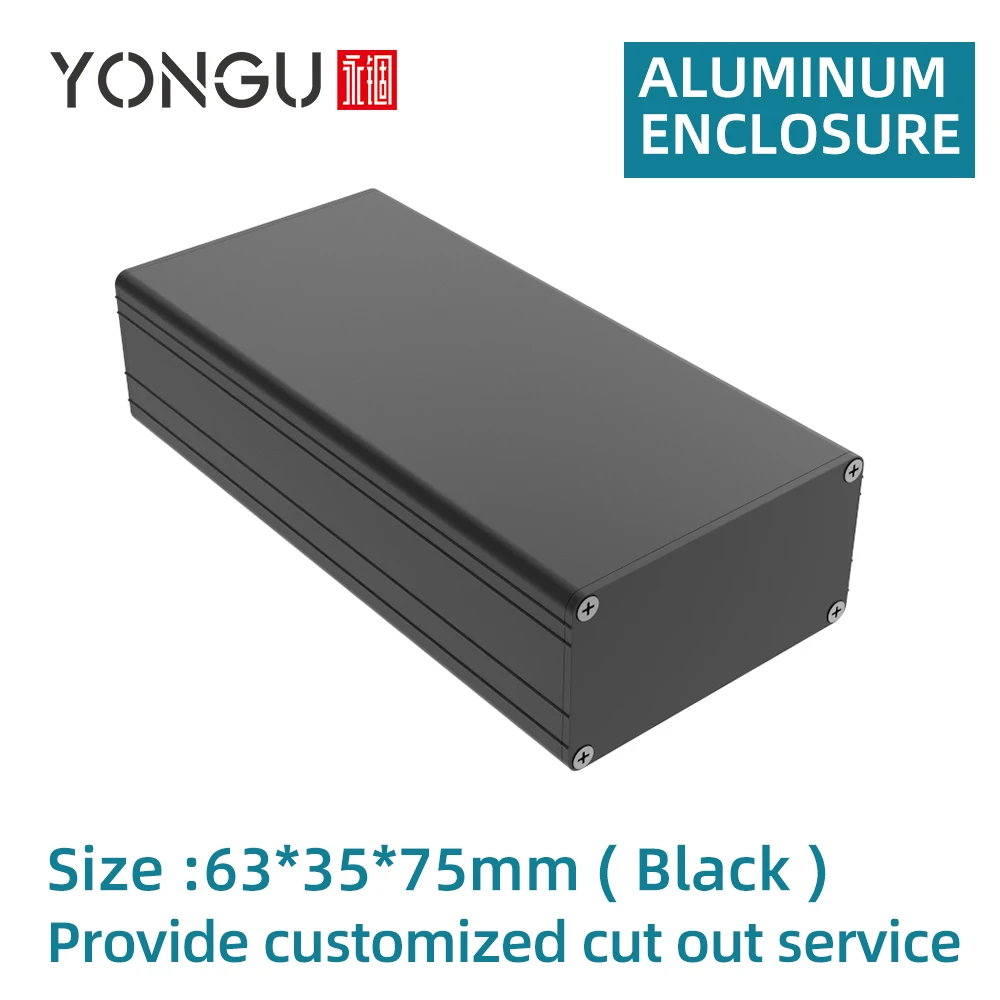 

Circuit Board Aluminum Box H08 76*35mm Using Split Type Design It Can Effectively Shield Signals Such as Electromagnetic Waves