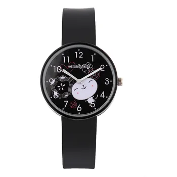 

Simple Cartoon Student Watch Children's Watch Wristwatch Silicone Strap Wristwatch Child Cartoon Wristwatches Clock Kids C117