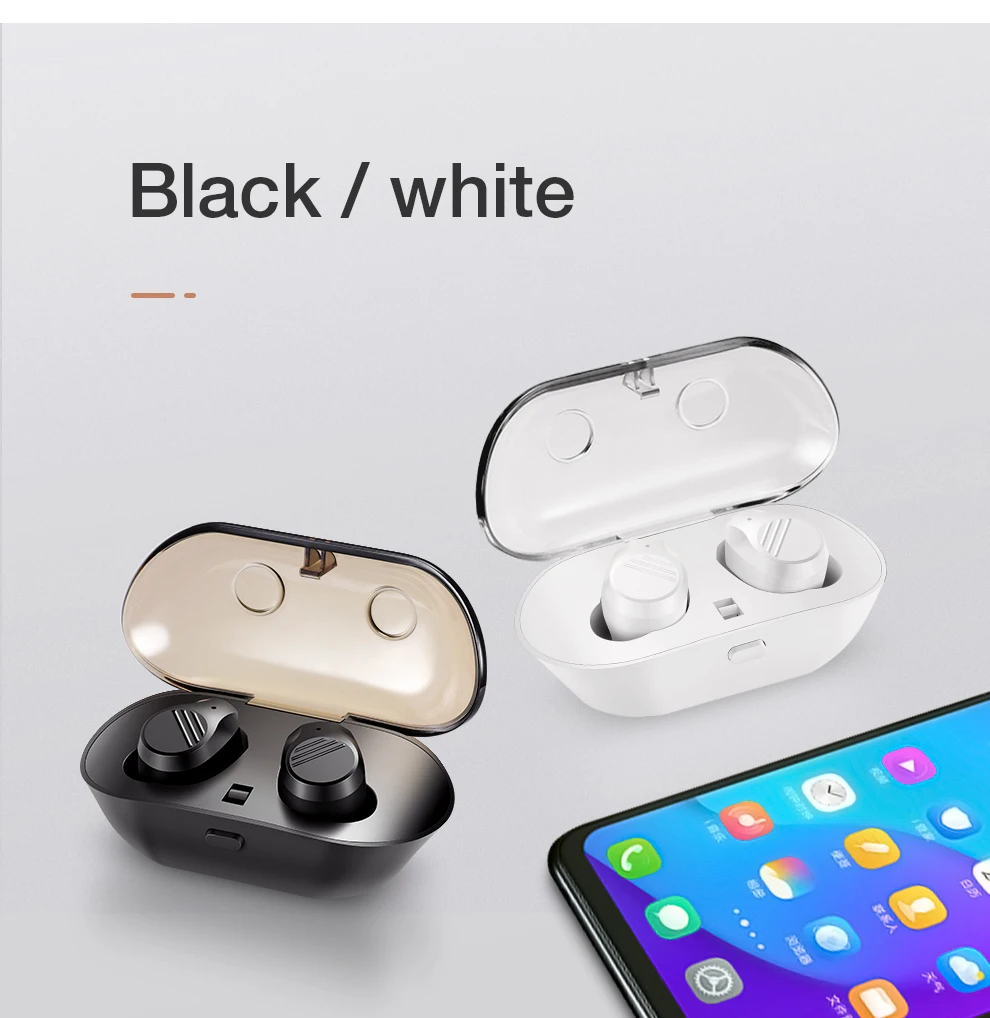 TD01 True Bluetooth 5,0 наушники TWS беспроводные головные уборы спортивные Handsfree наушники 3D стерео игровая гарнитура с микрофоном зарядная коробка
