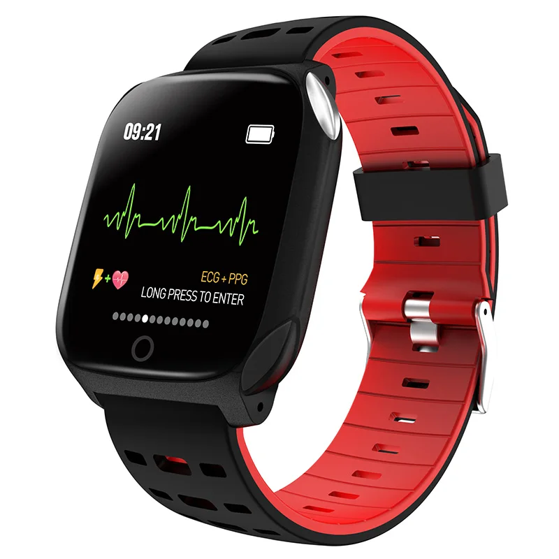 €28.35 51% OFF|F16 Smart Horloge Bloeddruk Bloed zuurstof Hartslagmeter PPG ECG Activiteit Fitness Tracker Horloge Wearable Gezondheid SmartWatch-in Smart watches van Consumentenelektronica op AliExpress