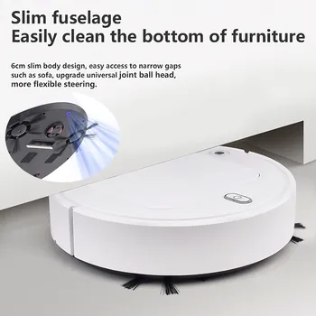 

Mini Vacuuming Robot Household Appliances Charging Sweeper With Disinfection Lamp can be injected aromatherapy to clean g3