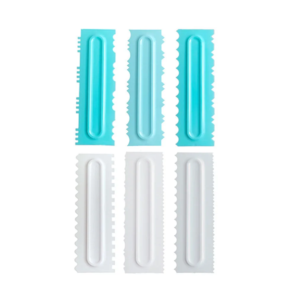  Cake Smoother Buttercream Comb Icing Polisher Decorating Edge DIY Tool Mousse Cream Scraper Kitchen