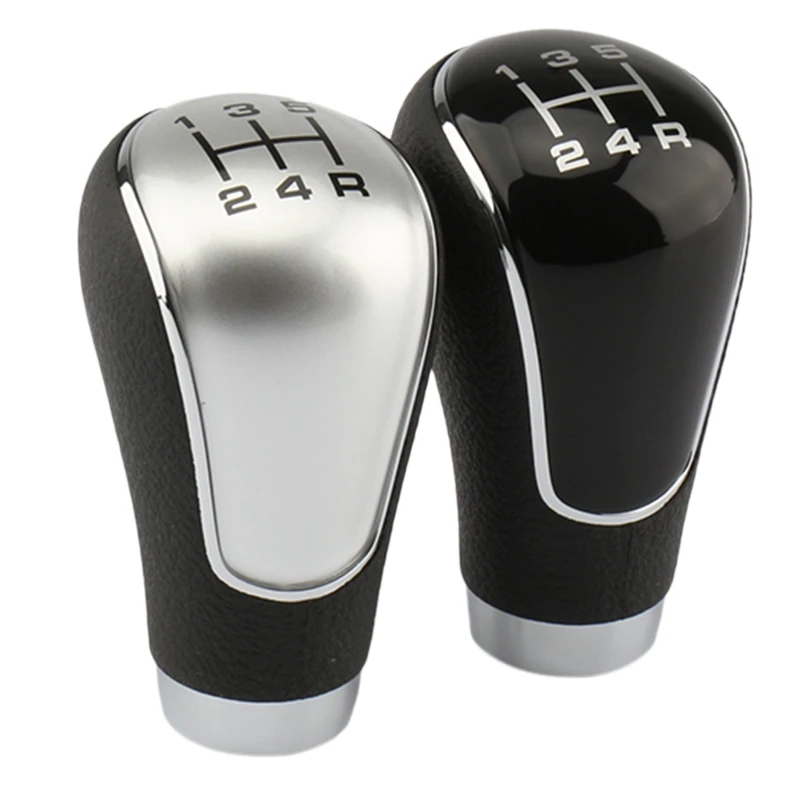 5 Speed Gearbox Handles Gear Shift Knob Lever Stick Head for Mazda 2/3/6 for Mazda 323 Manual Car Gear Shifter Black