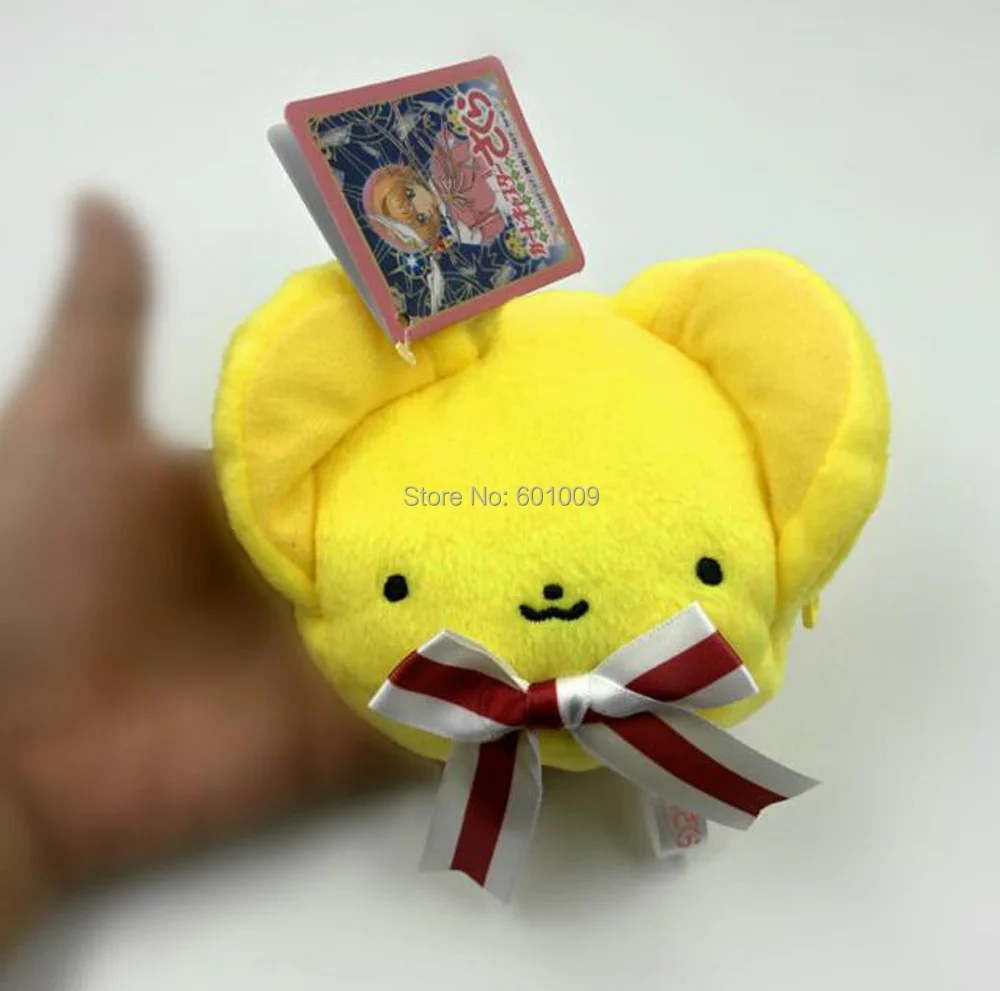 EMS 100/лот 4 стиля брелок Cardcaptor Sakura Kero шпинель солнца 10X10 см плюшевая Сумочка для монет кошелек